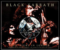 BLACK SABBATH / EVIL NIGHT IN LONDON(2CDR, White Label + 1 DVDR)