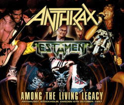 ANTHRAX/TESTAMENT - AMONG THE LIVING LEGACY(3CDR, White Label)