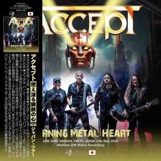 ACCEPT / BURNING METAL HEART (2CD-R) ALEXANDER (A.K.A. METAL HAMMER) / MHCD-248