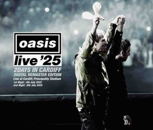 OASIS / LIVE '25 - 2 DAYS IN CARDIFF: Digital Remastered Edition (4CDR+1DVDR) INVISIBLE WORKS RECORDS / IWR-148