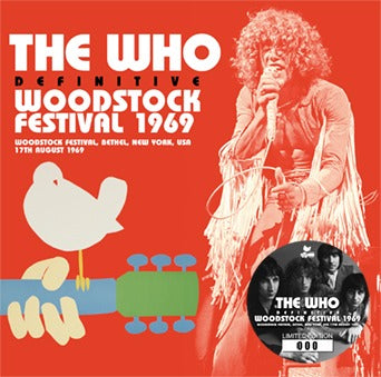 THE WHO / DEFINITIVE WOODSTOCK FESTIVAL 1969 (1CD+1DVDR)
