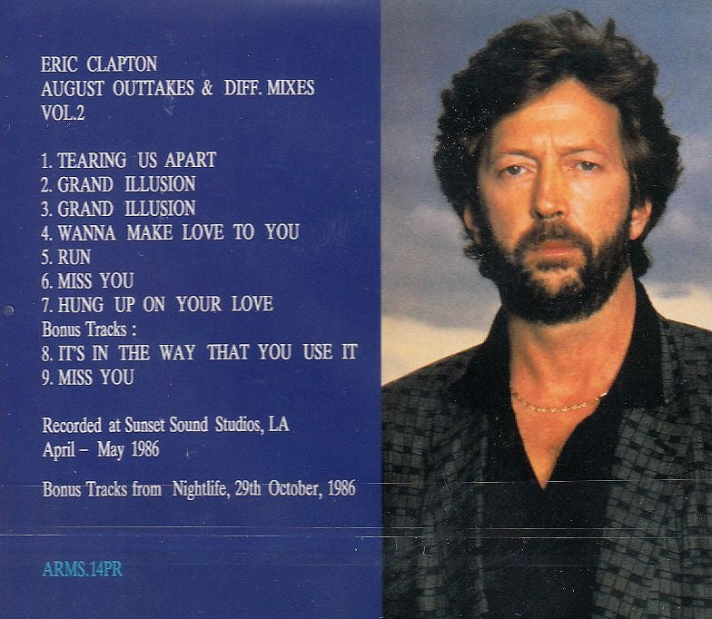 ERIC CLAPTON / AUGUST OUTTAKES & DIFF. MIXES VOL.2 (1CD)