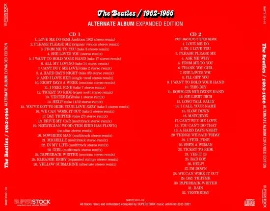 THE BEATLES / 1962-1966 ALTERNATE ALBUM ：EXPANDED EDITION (2CD)